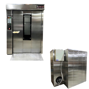 Four rotatif à basse quantité minimale de commande 24 plateaux avec grille-pain à pain Altuntop Trolley 30Kw/H Capacité Four électrique Kien An Vietnam Fabricant - Product Image 1