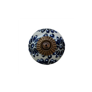 2025 Super Premium Quality Cupboard Ceramic Knobs Blue and <b>Gold</b> Color Window Accessories Classic Design for Sale at Good Price - Product Image 6