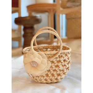 Bolso Vintage de paja de agua para niños, bolso de playa, cruzado, de verano, hecho por FBA vietnamita, Amazon - Product Image 5