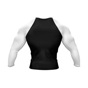 MMA Formation Jiu Jitsu Rash Guard Personnalisé Rash Guard Top Boxe Grappling Rash Guard Fitness Hommes Compression Chemise - Product Image 3