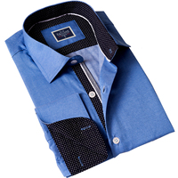 Herren Luxus Dining Double French Cuff Dress Shirt mit Manschetten knöpfen Fertig auf Lager Schnelle Lieferung agile Lieferketten