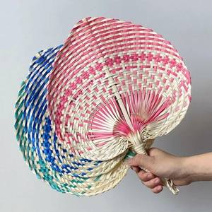 HOT SALE - Bamboo Craft Weave <b>Hand</b> <b>Fan</b> - Wholesale Bamboo Rattan Printed Handicraft <b>Fans</b> Export Worldwide - Product Image 5