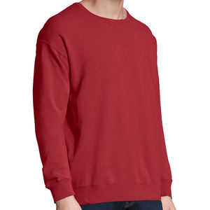 Sudadera de Algodón Grueso de Alta Calidad, Talla Grande, para Hombre, Bordada, Lisa, Teñida, Personalizada, Transpirable, Cuello Redondo, Digital - Product Image 6