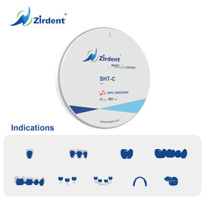 Bloc de zircone <span class=keywords><strong>dentaire</strong></span> Zirdent SHT-C 98 mm 95 mm 92*75 mm Disque CAD CAM pour couronne pont 42% Super translucide Haute résistance - Product Image 3