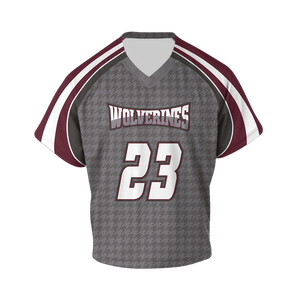 Maillot de hockey sur glace vierge personnalisé par l'usine OEM impression par sublimation uniformes de crosse pour adultes maillot de hockey sur glace - Product Image 1