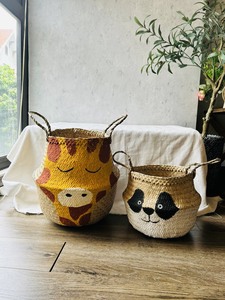 Cesta de almacenamiento para Panda grande, organizador de juguetes hecho a mano por Bao Minh, fabricante encantador para habitación de niños - Product Image 5