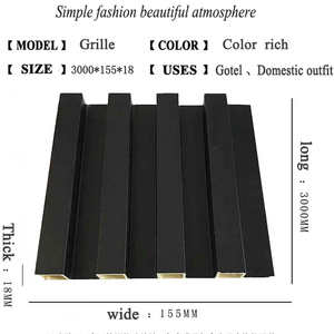 LT moderno de alta calidad impermeable 3D WPC Panel de pared decoración tamaño personalizado Fácil instalación decorativa para hoteles con bajo MOQ - Product Image 4