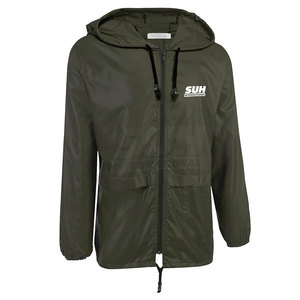 High Quality Breathable Eco-Friendly <b>Men</b> Hooded Windbreaker Winter <b>Jackets</b> Front Logo Customized Options Low MOQ New Arrival - Product Image 3