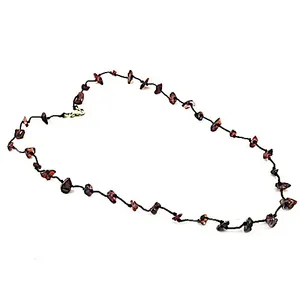 Collier en perles de grenat naturel pour la mode féminine - Product Image 3
