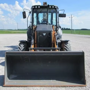 Retroexcavadora usada Case 575N EP con motor de rueda 4x4 Componentes de núcleo de engranaje Máquina de movimiento de tierra con bomba y motor - Product Image 2