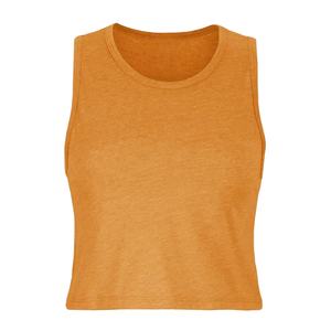 Nouveau débardeur court côtelé à col montant sans manches pour femme, collection été 2026, style décontracté et basique pour le sport - Product Image 1