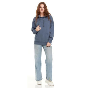 New Weekend Essential Nuestra Sudadera con capucha de algodón relajada para mujer hecha con algodón suave transpirable Perfecto para la comodidad casual - Product Image 6