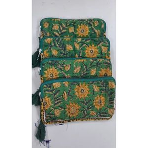Mini Bolsitas de Dinero de Algodón Estilo Bohemio Retro, Hechas a Mano con Bordados de Animales y Dibujos Animados, Cierre de Cremallera de PU, para Uso Diario Infantil - Product Image 1