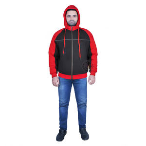 Sweat-shirts de moto en molleton de coton résistant à l'abrasion de qualité supérieure, taille plus, personnalisés en gros, pour les motards de rue - Product Image 5