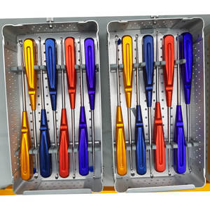 Curette à os Volkmann avec boîte instruments chirurgicaux orthopédiques 16 pièces ensemble a + ensemble d'instruments chirurgicaux qualité allemande - Product Image 1