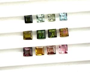 พลอยทัวร์มาลีนสีชมพูธรรมชาติอัญมณีทรงหลวมขนาด3-5มม. ได้รับการรับรองจากการทำเครื่องประดับ - Product Image 3