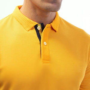 เสื้อยืดโปโลสะพายไหล่ทรงหลวมสำหรับผู้ชายขนาดพลัสไซส์ออกแบบได้ตามต้องการ - Product Image 3