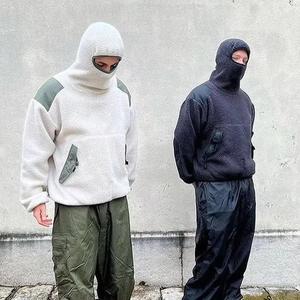 Sweat à capuche lourd pour homme, à fermeture éclair intégrale, en molleton français double couche, imprimé gangster personnalisé, délavé à l'acide - Product Image 5