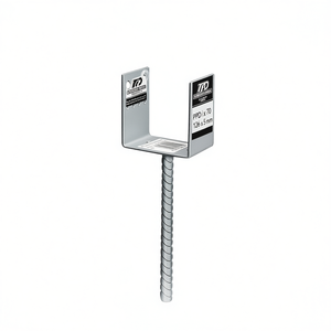 Base de support en acier galvanisé SIMPSON STRONG TIE PPD 100 x 70 x 126 x 5 mm pour encastrer dans le béton 5.0 + Garages, auvents, abris de voiture - Product Image 3