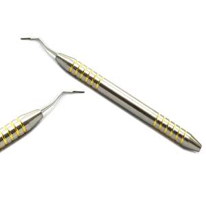 Vente en gros Détartreurs dentaires manuels en acier inoxydable et curettes d'os pour soins bucco-dentaires parodontaux-Usage professionnel - Product Image 2