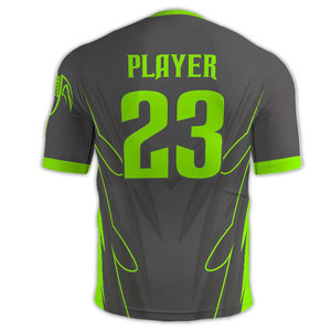 Camiseta de Fútbol Unisex de Manga Corta, Transpirable, 100% Poliéster, con Logotipo Personalizado al por Mayor, Tallas Grandes, Impresión por Sublimación - Product Image 2