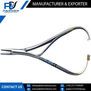 Porte-aiguille Mathieu léger sur mesure de qualité supérieure Source d'alimentation manuelle en acier inoxydable allemand - Product Image 2