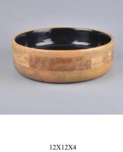 ชามไม้สำหรับอาหารค่ำแบบยั่งยืนขนาดแตกต่างกันสำหรับใช้ในครัวเรือนและงานปาร์ตี้อุปกรณ์ครัวอเนกประสงค์ - Product Image 4