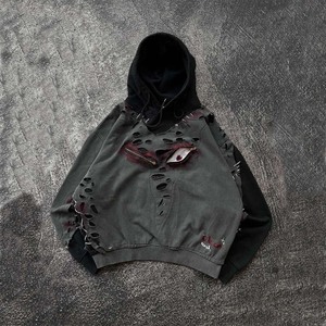 Sweat à capuche unisexe personnalisé tendance 2025, imprimé, à fermeture éclair intégrale, style hip-hop, surdimensionné, vintage, fabriqué par Hanger Impex - Product Image 5