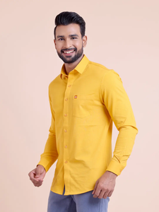 Camisa de punto de manga larga para hombre de algodón 100% moderna, cuello levantado, transpirable y cómoda para ocasiones casuales y formales - Product Image 4