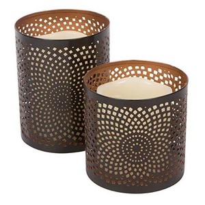 Exclusive Design With Mesh Metal <b>Candle</b> <b>Holder</b> <b>Black</b> and Gold Finished Customized Size for Lighting Home Decoration Wedding Deco - Product Image 6