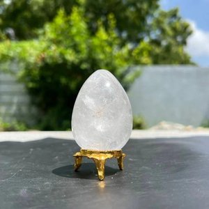 A + Chất Lượng Tự Nhiên Rõ Ràng Pha Lê Thạch Anh Đá Chữa Bệnh Siêu Hình Thiền Điện Trứng, Pha Lê Trứng Pha Lê Quà Tặng Trang Trí Nội Thất - Product Image 1