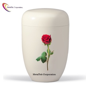 Urne de crémation de style européen et américain de conception populaire et pêche souvenir couleur personnalisée cendres commémoratives pot d'urne funéraire de grande taille - Product Image 4