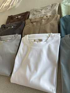 T-shirts surdimensionnés pour hommes vente en gros sérigraphie personnalisée logo numérique 100% coton t-shirts unis grande taille vierge personnalisable - Product Image 3