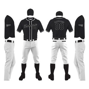 Nuevos Conjuntos de Uniformes de Béisbol Personalizados Ligeros y Cómodos, 100% Poliéster, Antibacterianos, de Secado Rápido, Alta Calidad, Diseño Nuevo para Adultos - Product Image 1