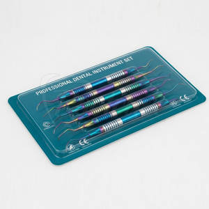 Kit de Curetas Dentales Periodontales Gracey con Mango Antideslizante, Acero Inoxidable de Grado Quirúrgico, Herramientas de Limpieza Dental - Product Image 6