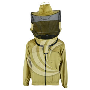 Chaqueta de Apicultura de Secado Rápido de Tres Capas, Color Caqui, con Múltiples Bolsillos, para Hombre y Mujer - Product Image 1