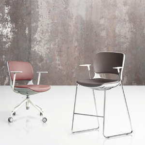 เก้าอี้สำนักงานหนัง PU มีพนักพิงศีรษะปรับได้โครงโลหะทันสมัยสำหรับผู้บริหารเก้าอี้มีพนักพิงศีรษะแบบปรับได้ตามหลักสรีรศาสตร์ - Product Image 3