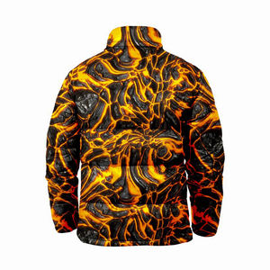 Veste d'hiver unisexe en gros OEM/ODM, logo personnalisé imprimé sur le devant, imperméable, coupe-vent, confortable - Product Image 5