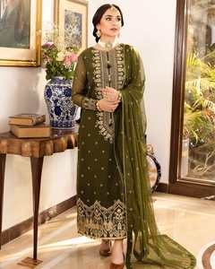 Diseñador nupcial Lehnga Choli para ropa de fiesta bordado pesado multicolor boda Lehenga Choli para mujeres en venta al por mayor 0109 - Product Image 6