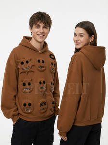 Whole Sale <b>Hoodies</b> Manufacturer Custom Made All Over Front Pockets Solid Plain Color Oversized Heavy Weight Unisex <b>Hoodies</b> - Product Image 2