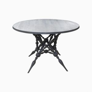 Meubles de salon et de salle à manger de style unique Table basse en métal au design exclusif Table d'appoint de canapé à finition enduite de poudre blanche - Product Image 2