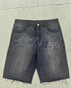 Shorts en jean pour hommes, style décontracté, coupe estivale, respirant, durable, matière douce, streetwear, confortable pour tous les jours - Product Image 5