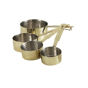 Juego de Cucharas de Medir de Alta Calidad con Acabado Pulido Espejo, Color Dorado, Tamaños Personalizados, Juego de Cucharas Pequeñas y Grandes, Utensilios de Cocina - Product Image 2