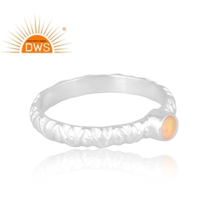 New Stylish Design Sterling <b>Silver</b> Natural Ethiopian <b>Opal</b> Gemstone <b>Ring</b> Custom Jewelry For Women Gift For Her - Product Image 4