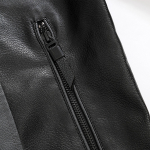 Venta al por mayor superventas chaqueta de cuero genuino para los hombres transpirables último diseño de los hombres de piel de oveja chaquetas hechas en Pakistán - Product Image 5