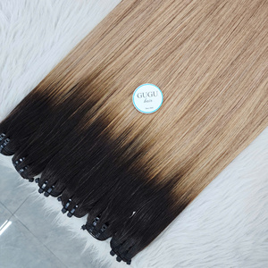 Extensiones de Cabello Humano Remy Liso Vietnamita SDD, Ondulado Profundo Suelto, Peluca Frontal de Encaje HD, Color Rubio, 8-30 Pulgadas, Cabello Tejido - Product Image 2