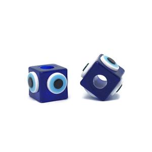 <b>Plastic</b> Evil Eyes <b>Bead</b> Square 1,50 cm - Product Image 2