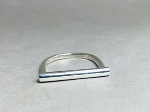 Vente directe du fabricant! Bijoux de barre minimalistes simples bagues élégantes en argent 925 cadeau parfait pour elle en gros de l'usine - Product Image 2