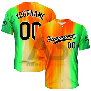 2026 New Design Breathable <b>Baseball</b> Jerseys Wholesale Sublimation Shirts Plus Size Customized Color Anti-Bacterial 220g Front - Product Image 5