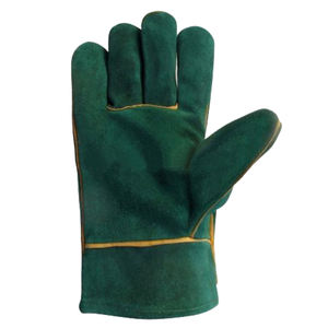 Nueva marca personalizada de piel de vaca de piel de cabra de piel de oveja guantes de soldadura de cuero de una sola Palma en venta al por mayor de uso diario de los hombres guantes de cuero - Product Image 2